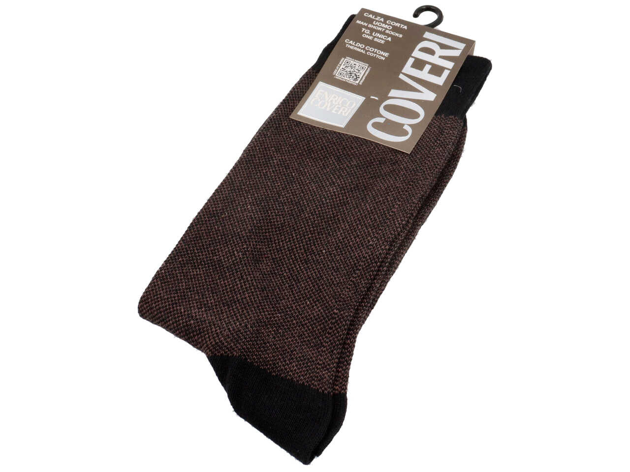 Calza corta enrico coveri da uomo cotone caldo