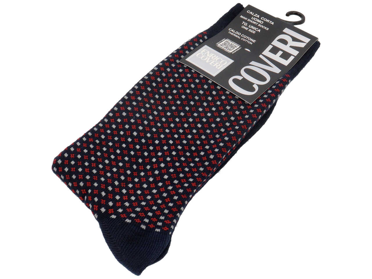 Calza corta enrico coveri da uomo cotone caldo