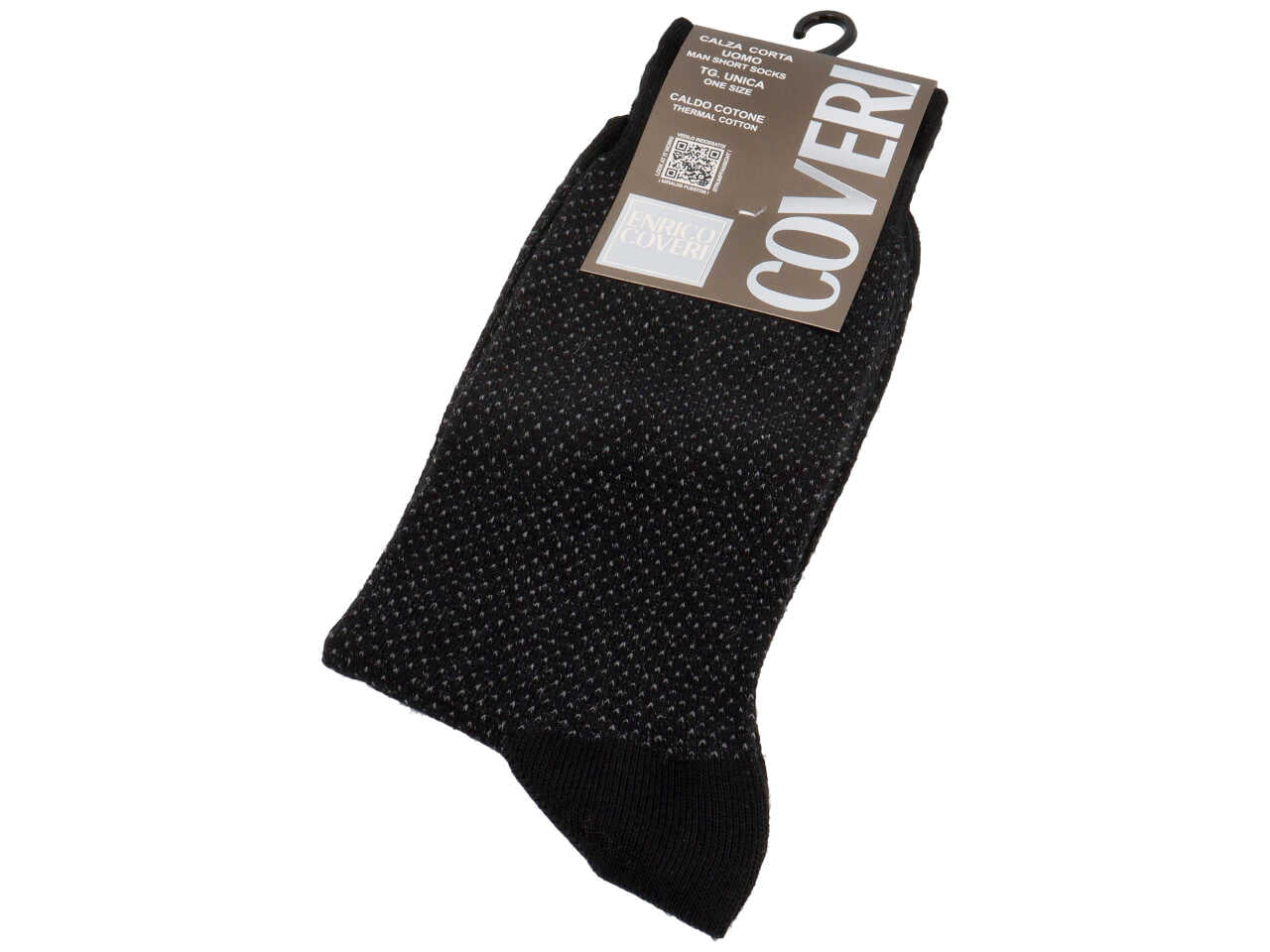 Calza corta enrico coveri da uomo cotone caldo