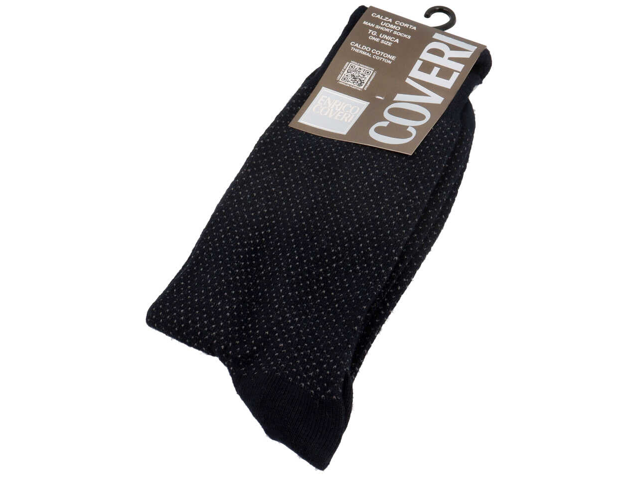 Calza corta enrico coveri da uomo cotone caldo
