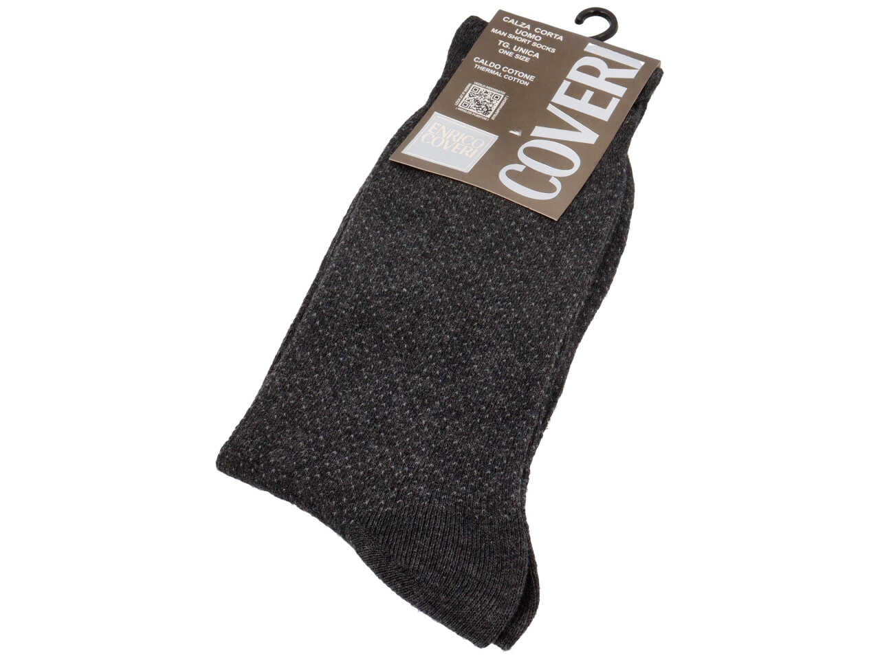 Calza corta enrico coveri da uomo cotone caldo