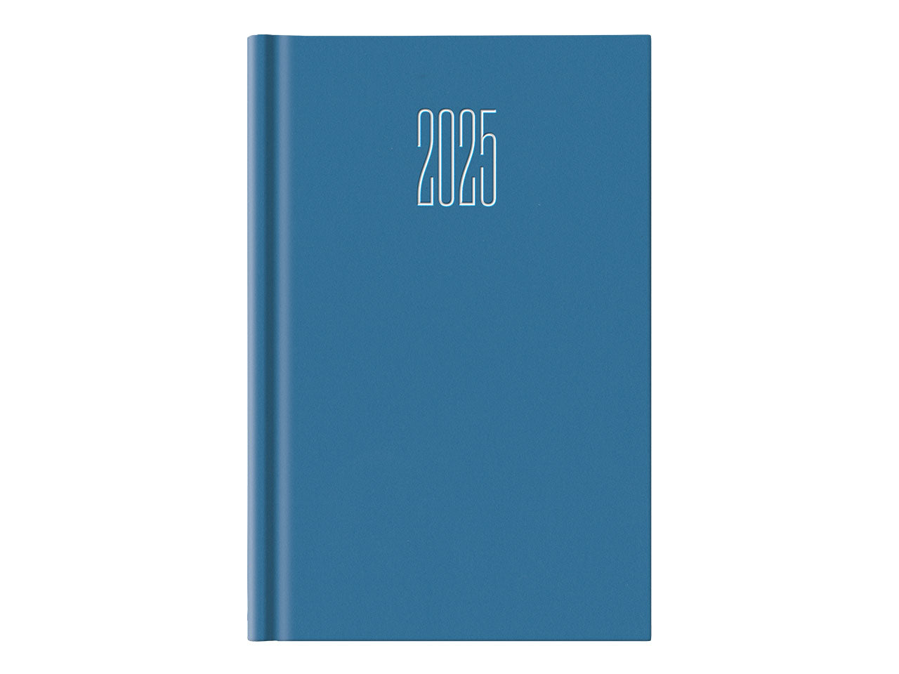 Agenda 11x16,5 giornaliera senza domenica gommata azzurro