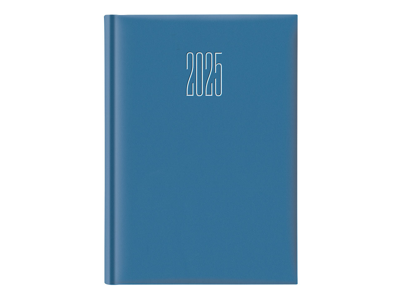 Agenda 14,5x20,5 giornaliera senza domenica gommata azzurro