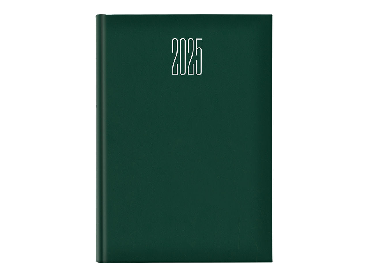 Agenda 21x29,7 giornaliera gommata verde