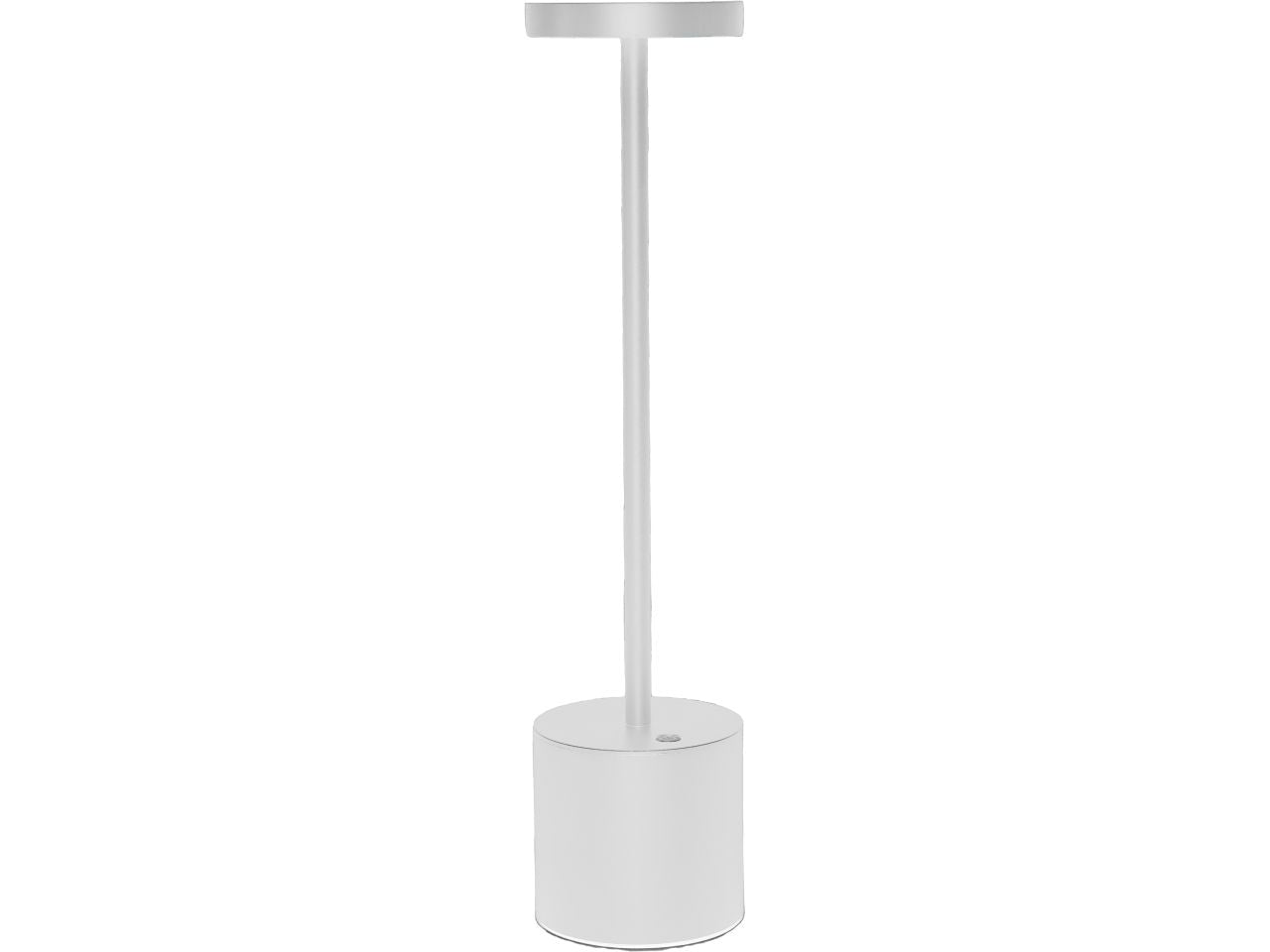 Lampada led touch bianca d.8,5xh.36cm
