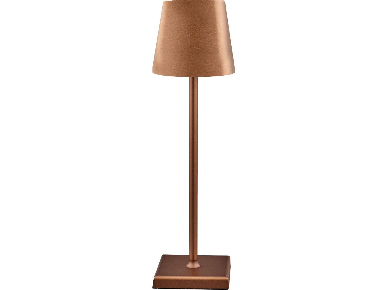 Lampada led touch colore marrone misura d.15xh.41cm