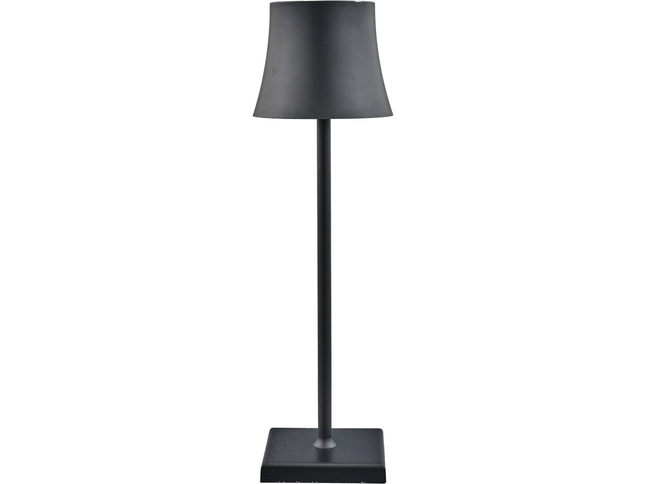 Lampada led touch tonda colore nero misura 15x15x41cm