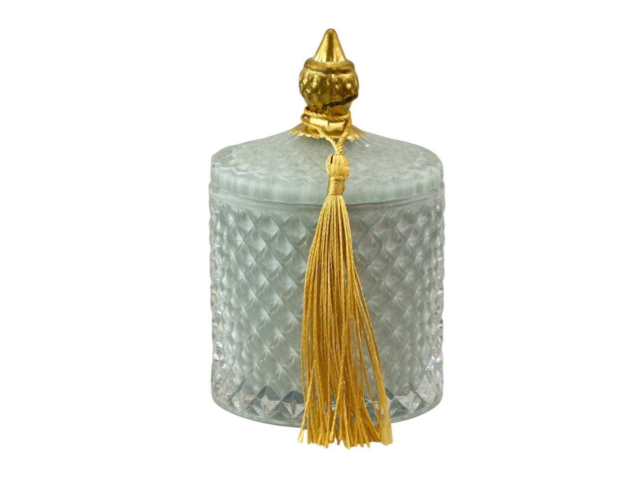 Candela diamond oro 6,8xh.11cm avorio