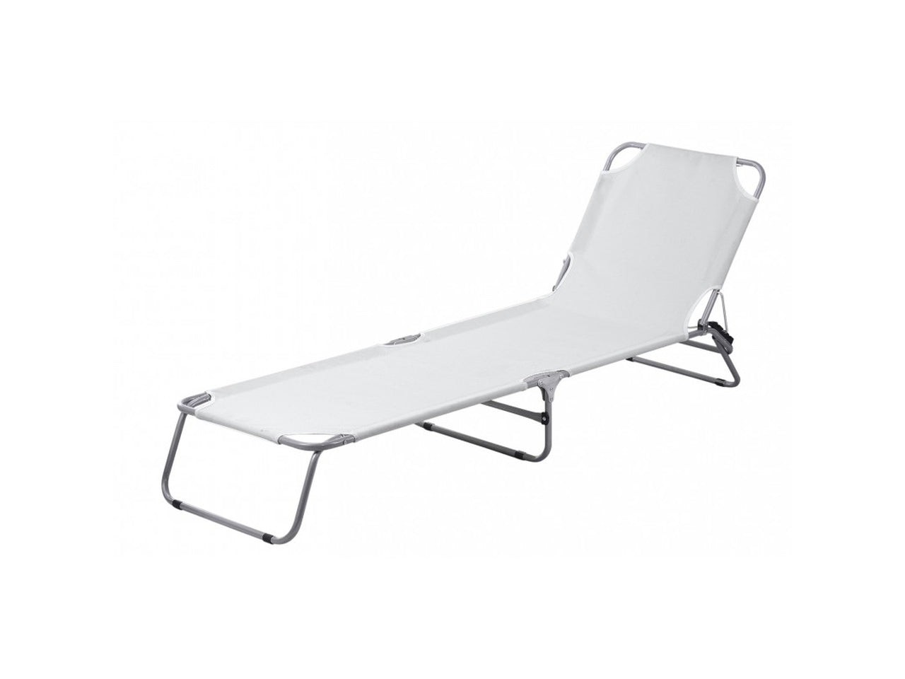 Lettino prendi sole in acciaio 184x54x24cm $
