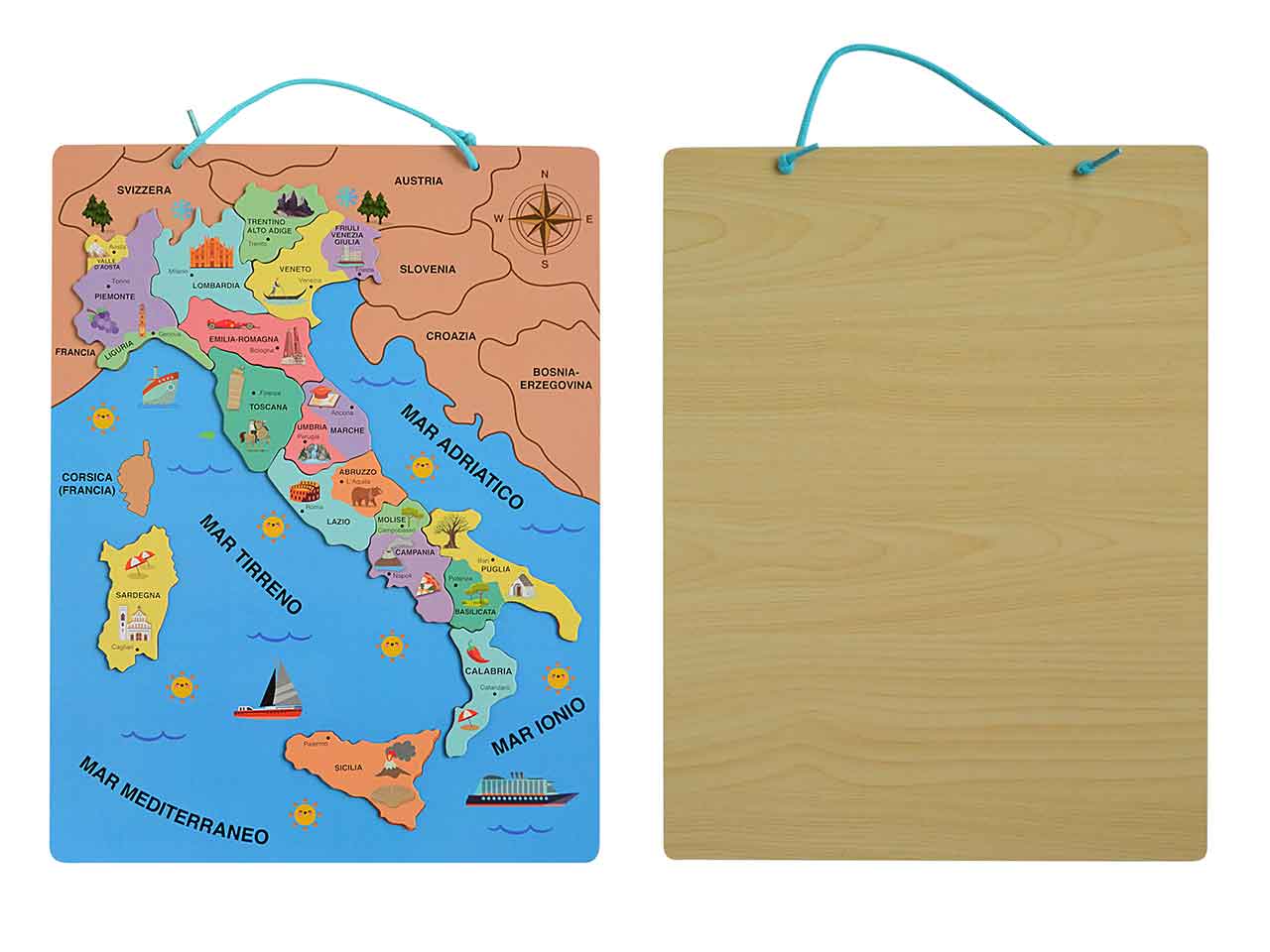 Planisfero magnetico italia cs4399-2