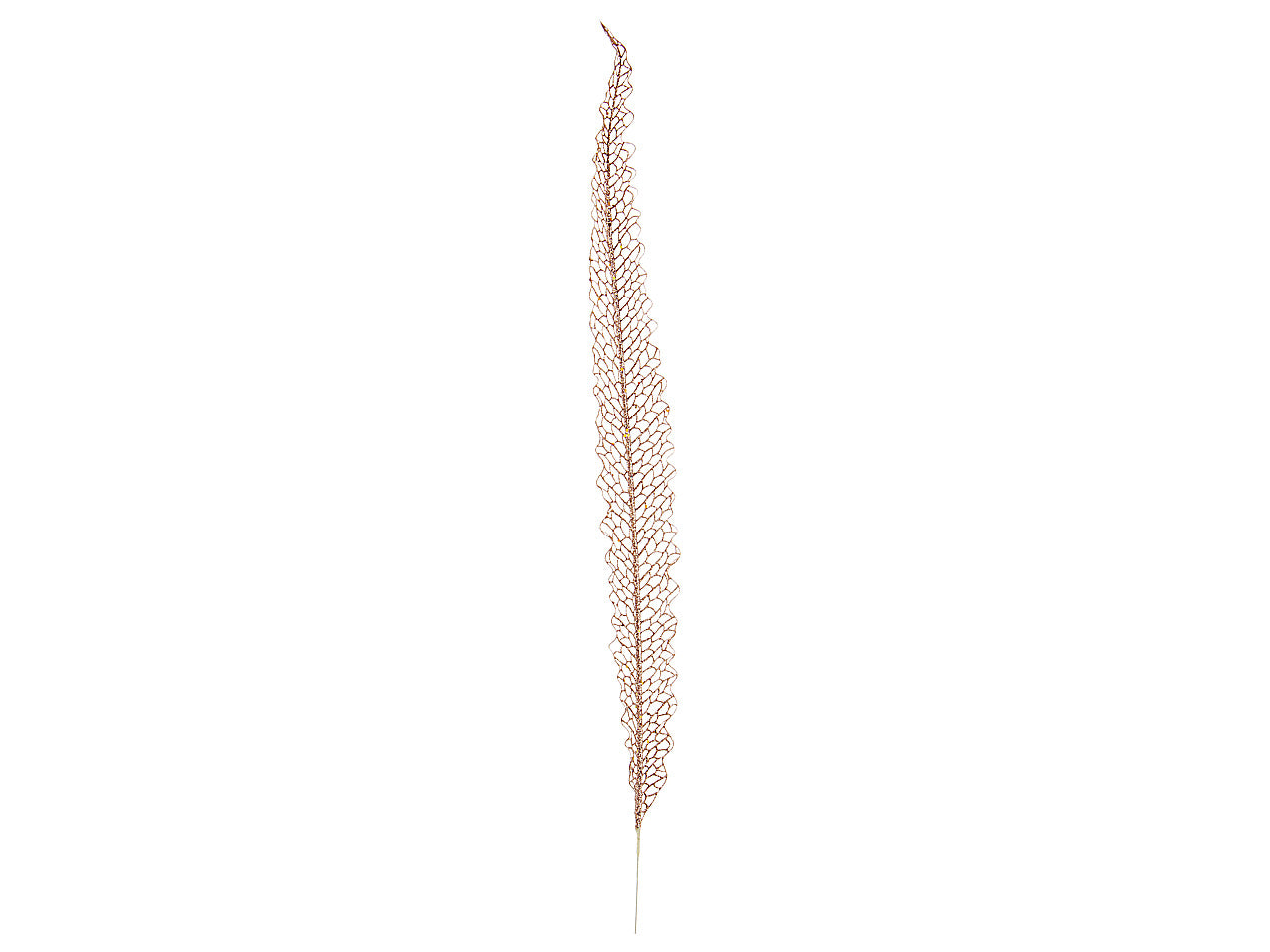 Foglia lineare 97cm oro rosa glitter 0932893