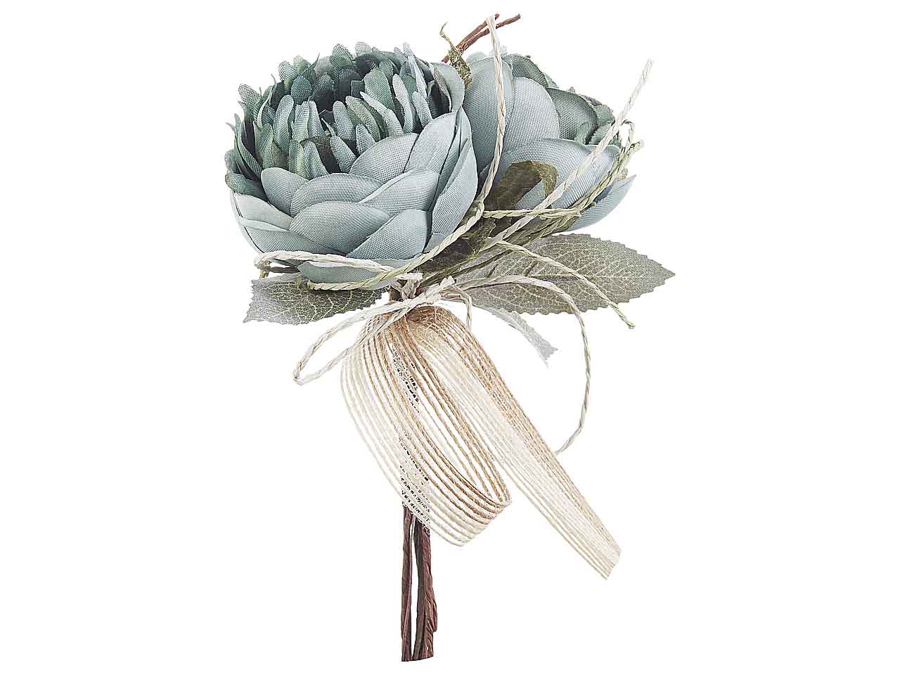 Mazzetto rosa alhena 20cm verde 0935240