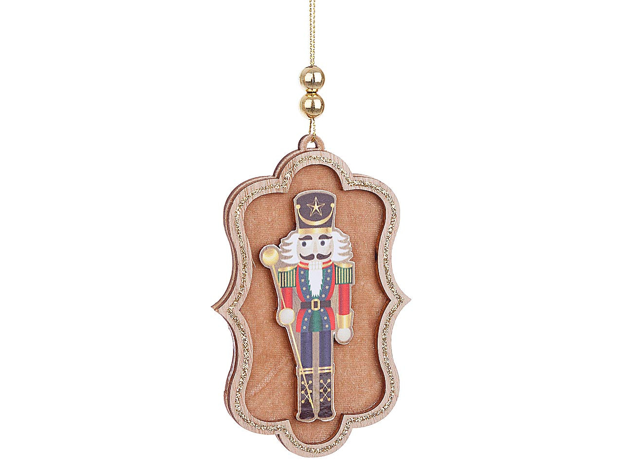 Pendente natalizio schiaccianoci con bastone