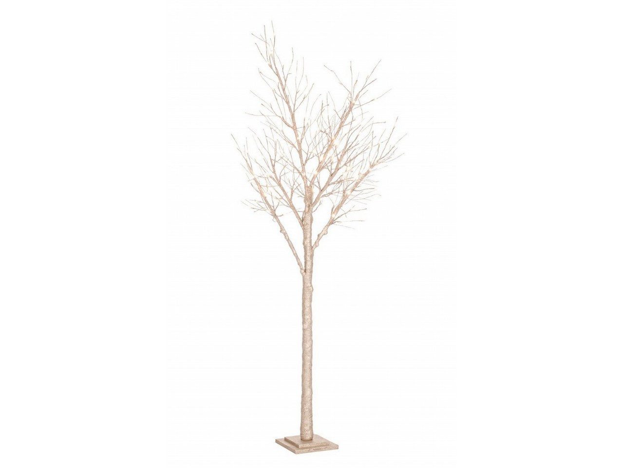Albero timber h.210 120led champagne