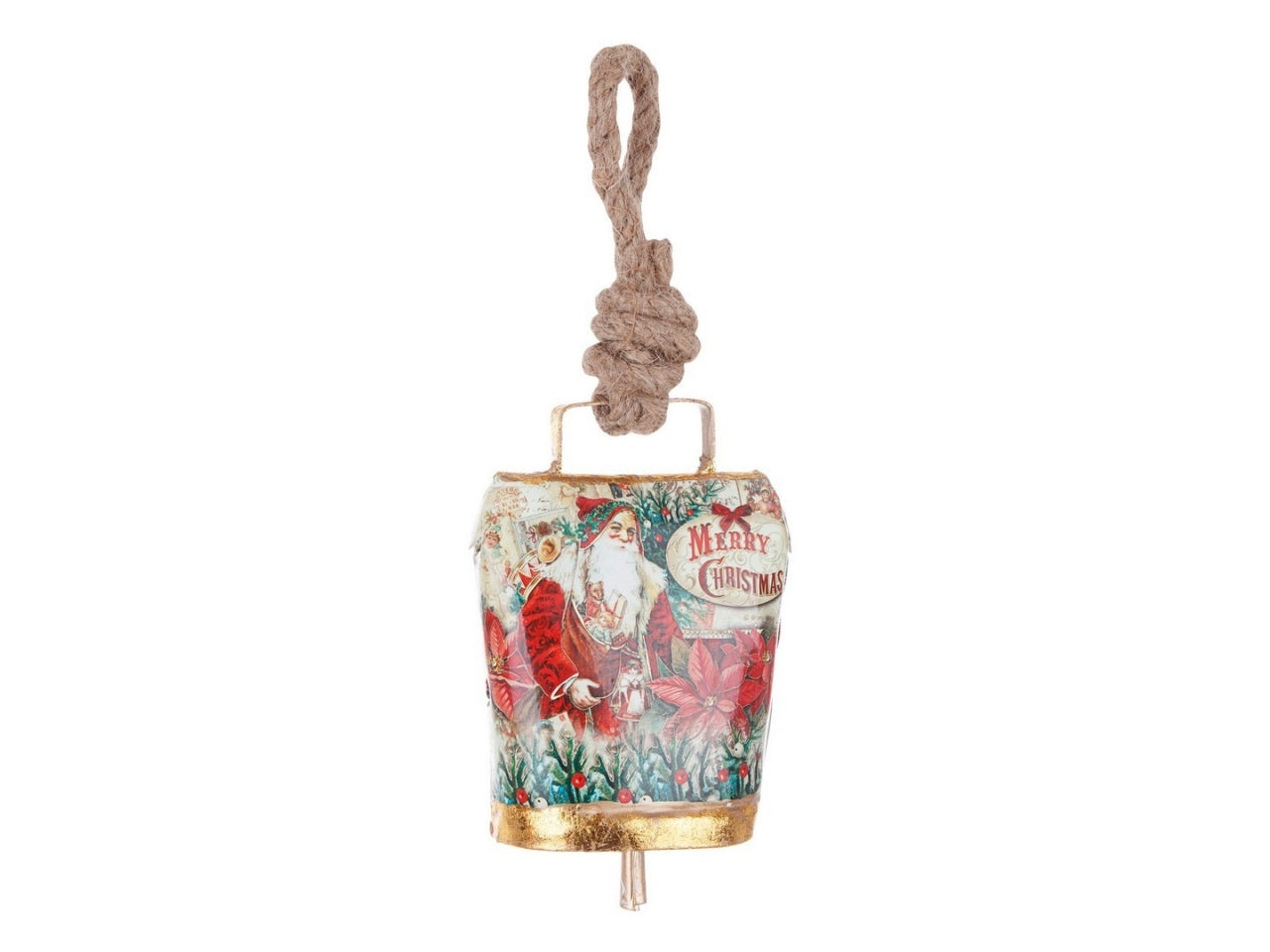 Pendente wendi campana decoro babbo natale