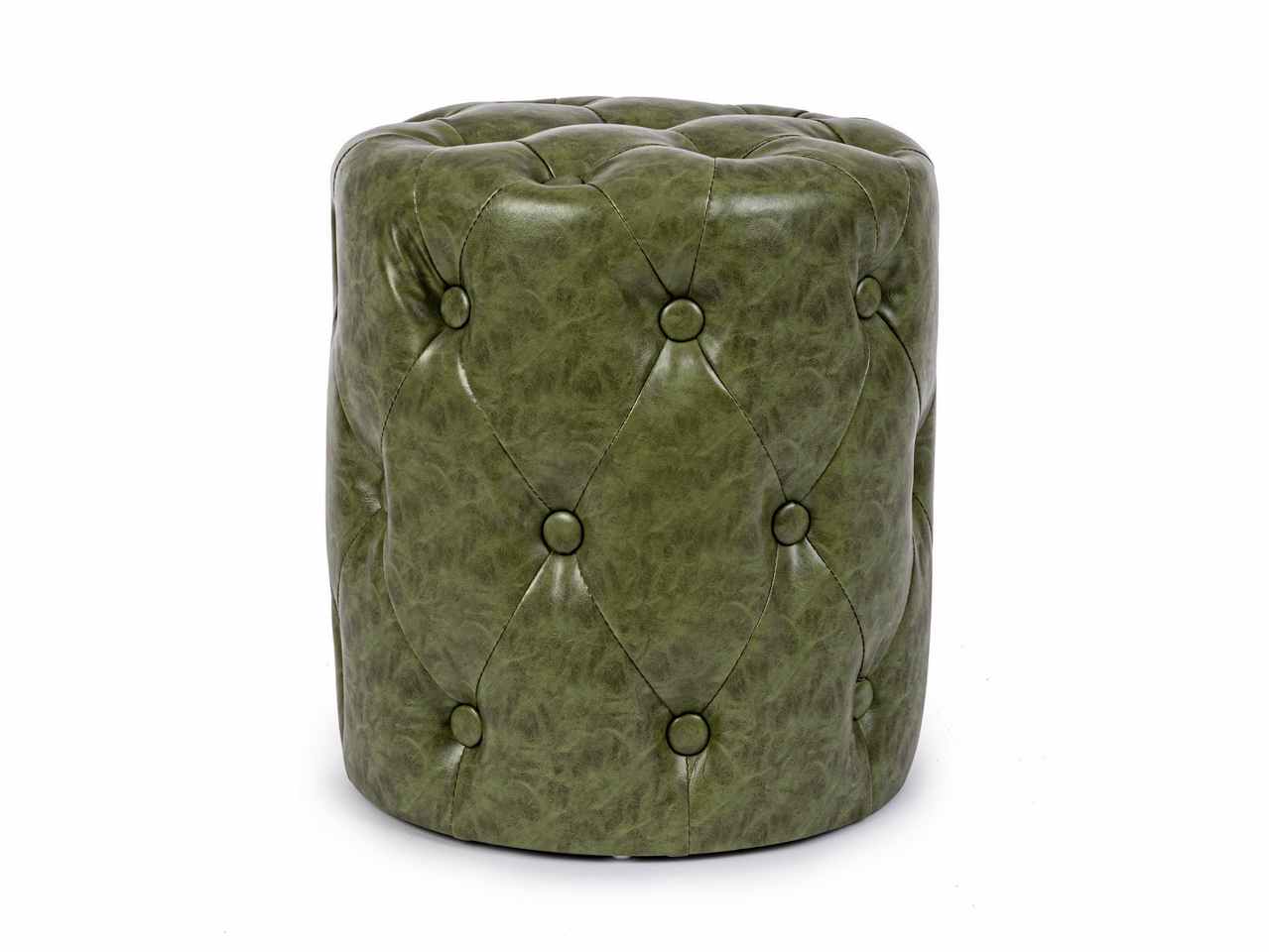 Pouf linea batilda colore verde scuro