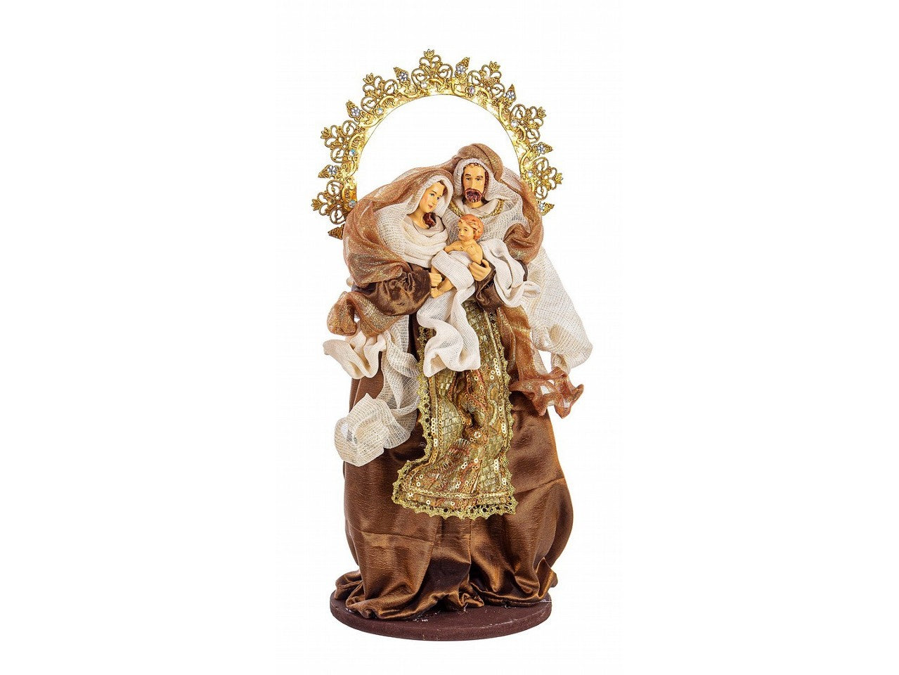Sacra famiglia splendour bronzo h.40cm
