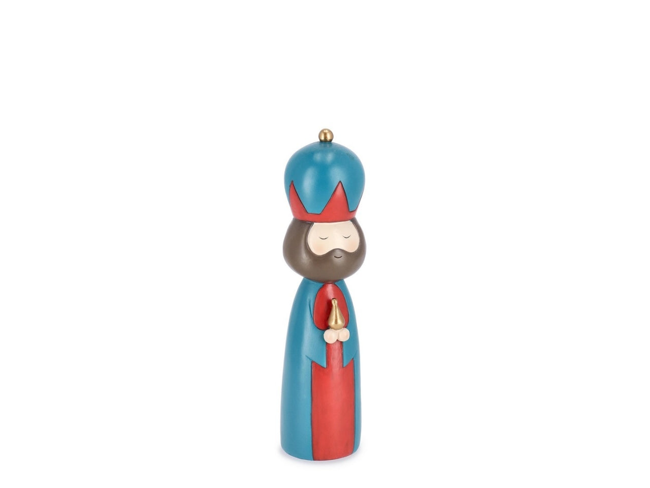 Re magio h.24cm holy rosso/blu