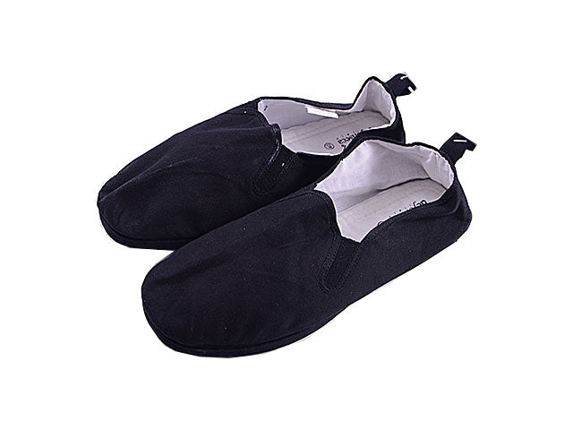 Pantofole in tessuto nero lunga p 35/40