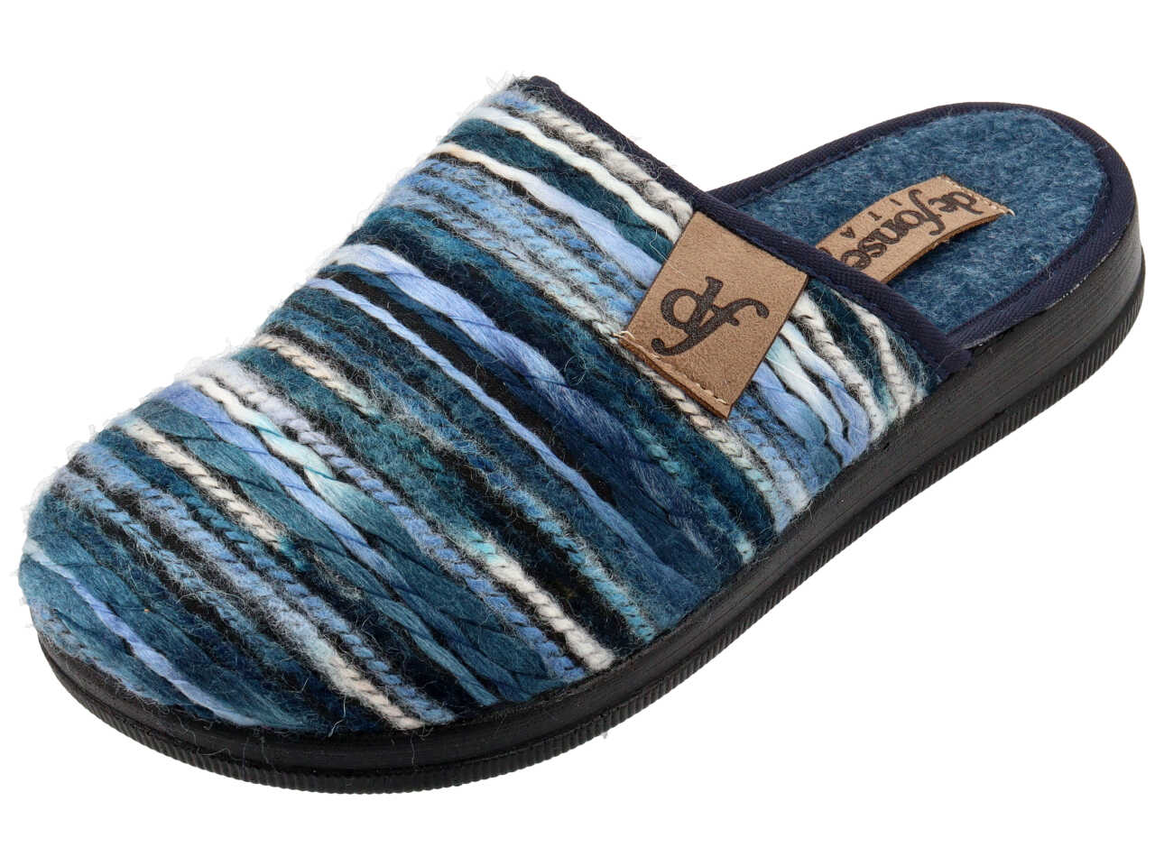 Pantofola donna afrodite blu, taglia da 36 a 41 | De Fonseca