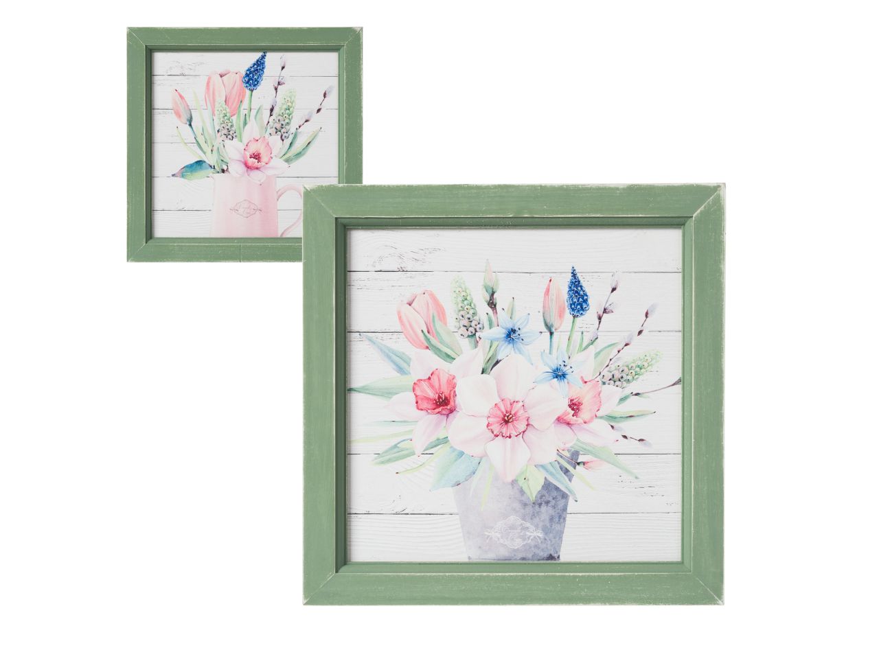 Quadro tulip cornice salvia 30x30cm