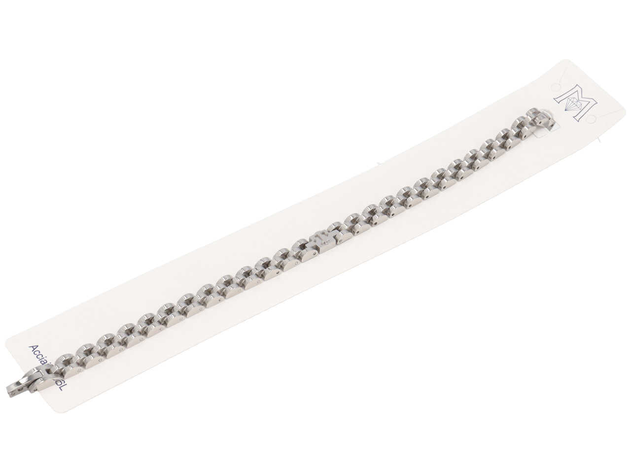 Bracciale acciaio e ancora