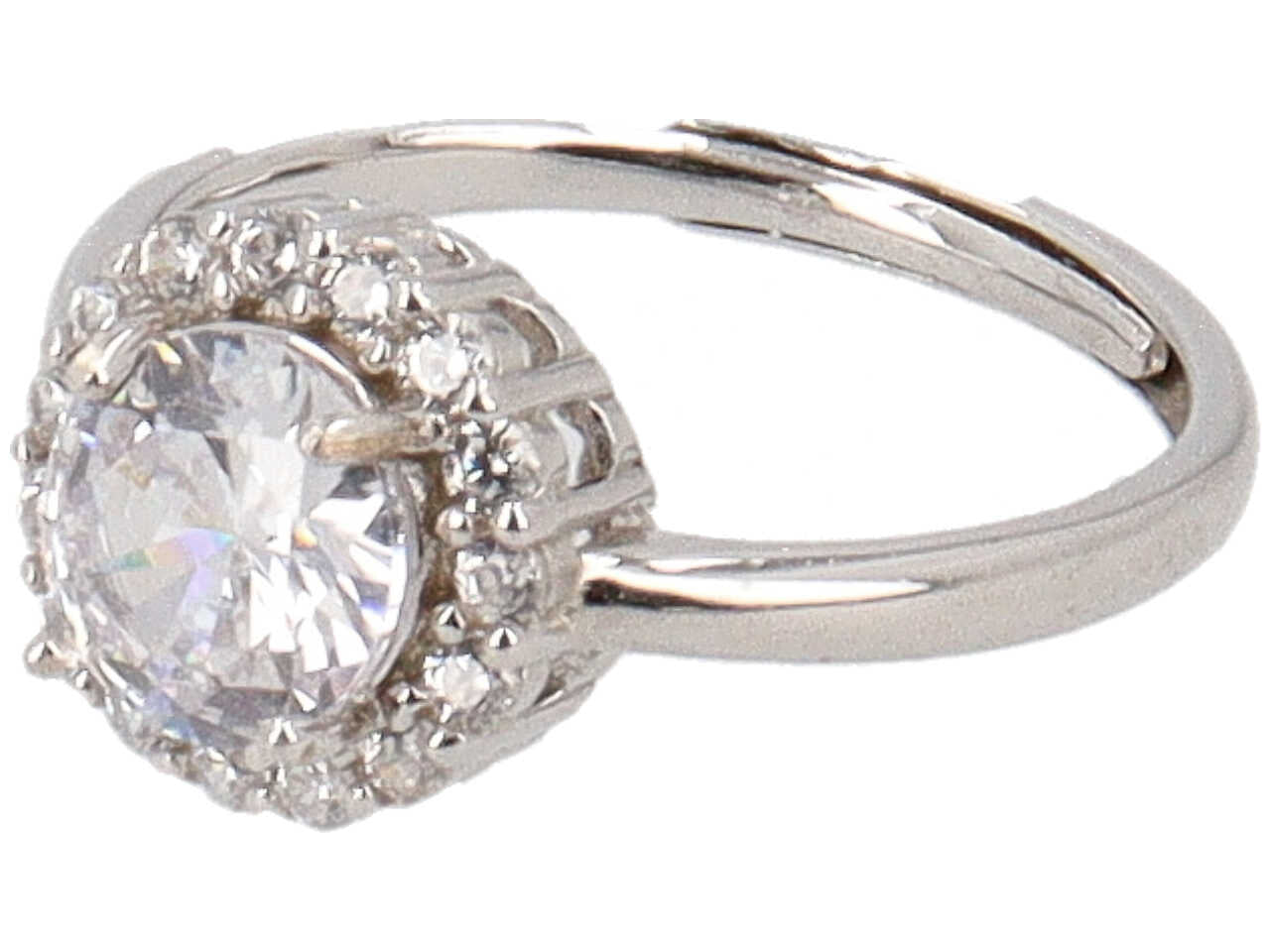 Anello pietra tonda crystal