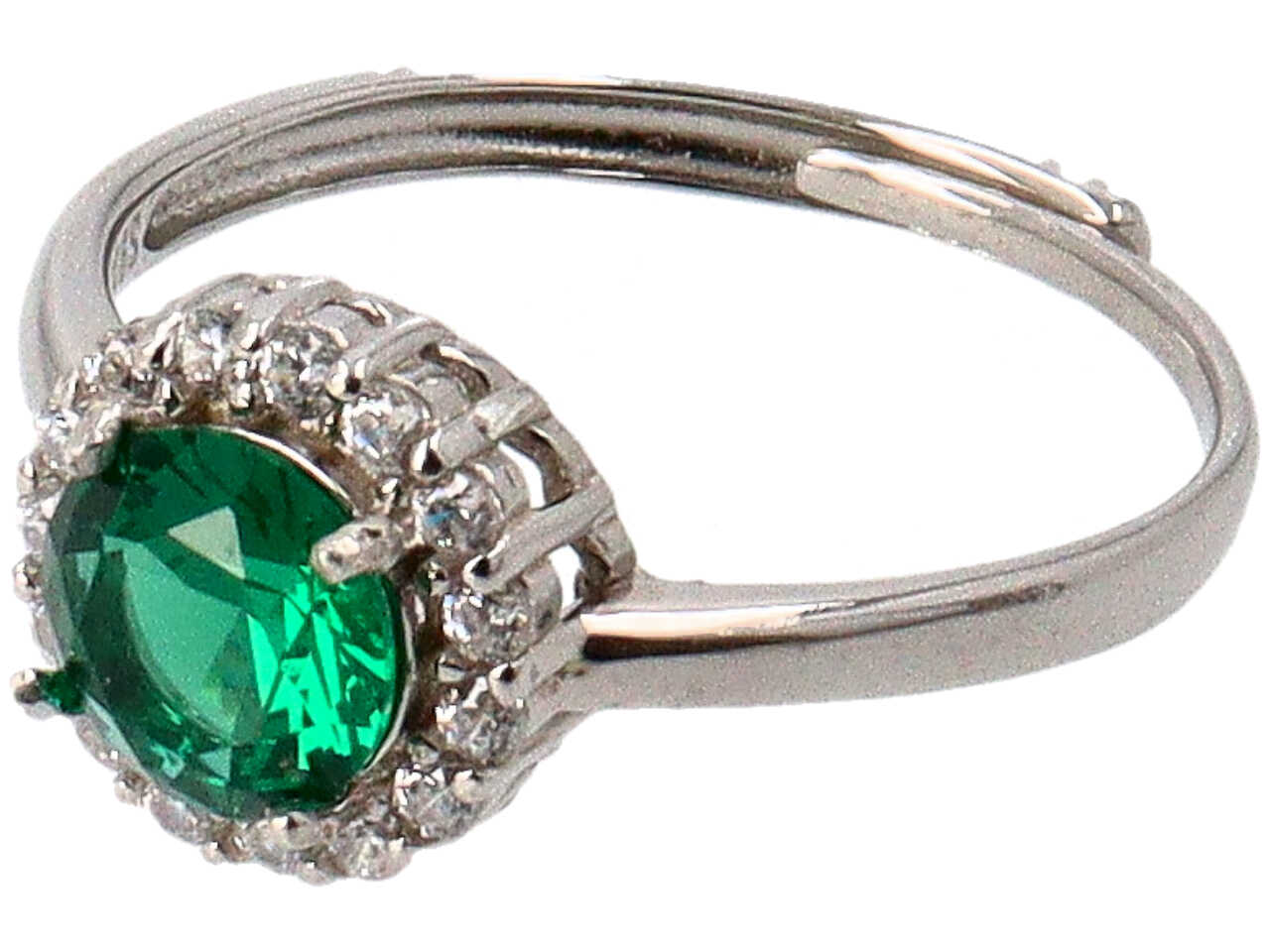 Anello pietra tonda verde