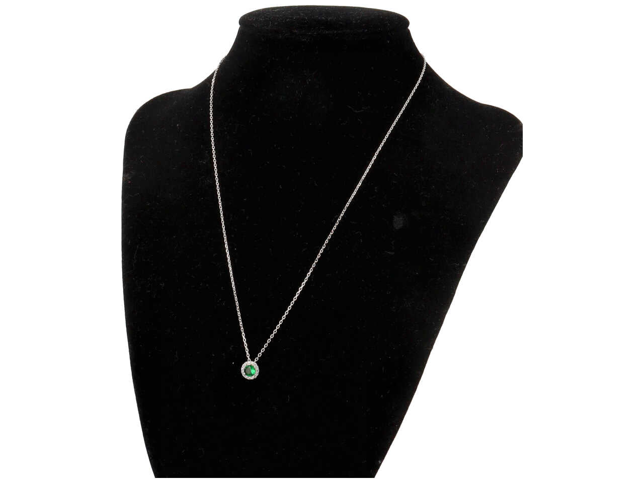 Collana pietra tonda verde