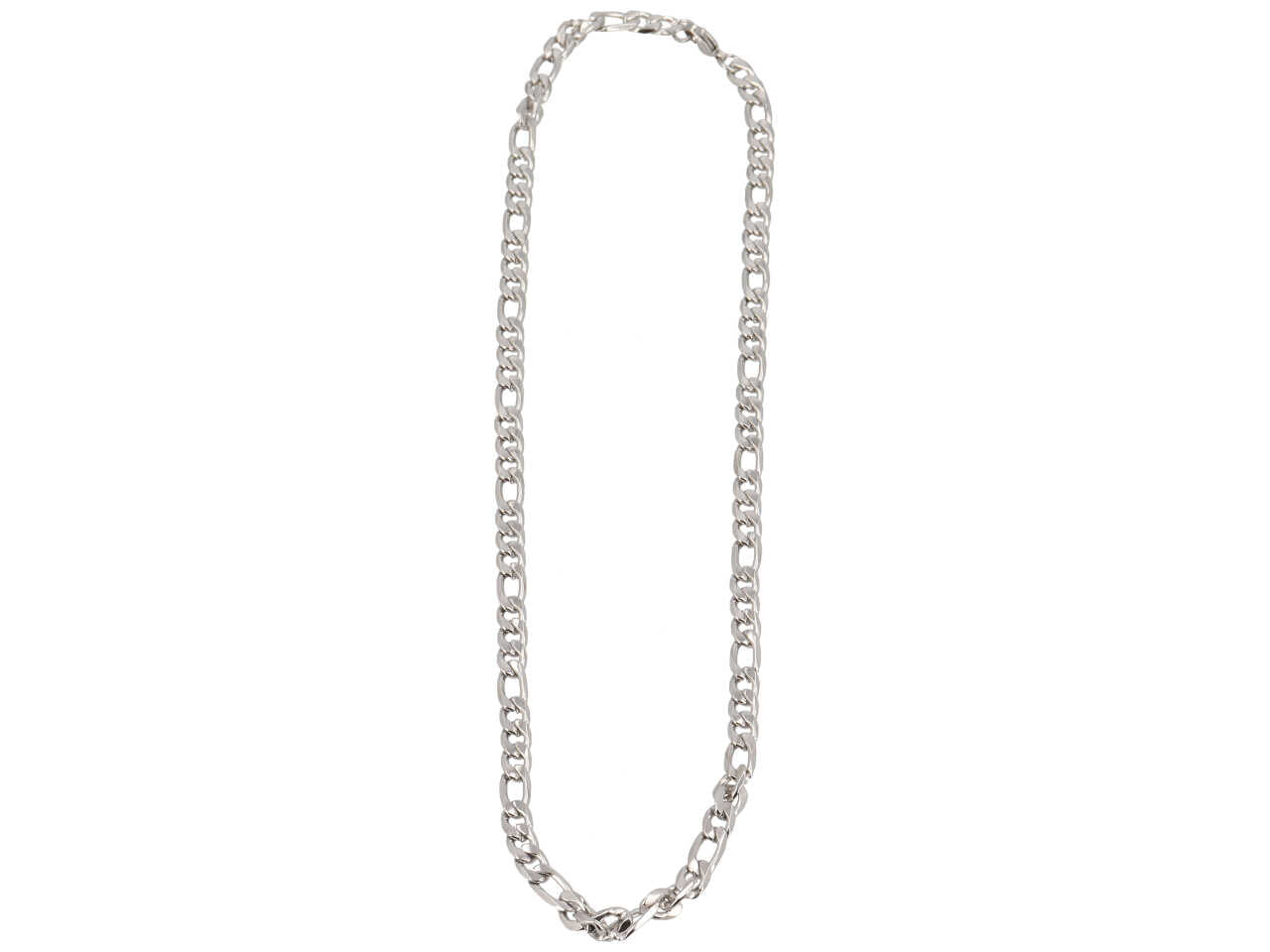 Collana acciaio catena 3+1