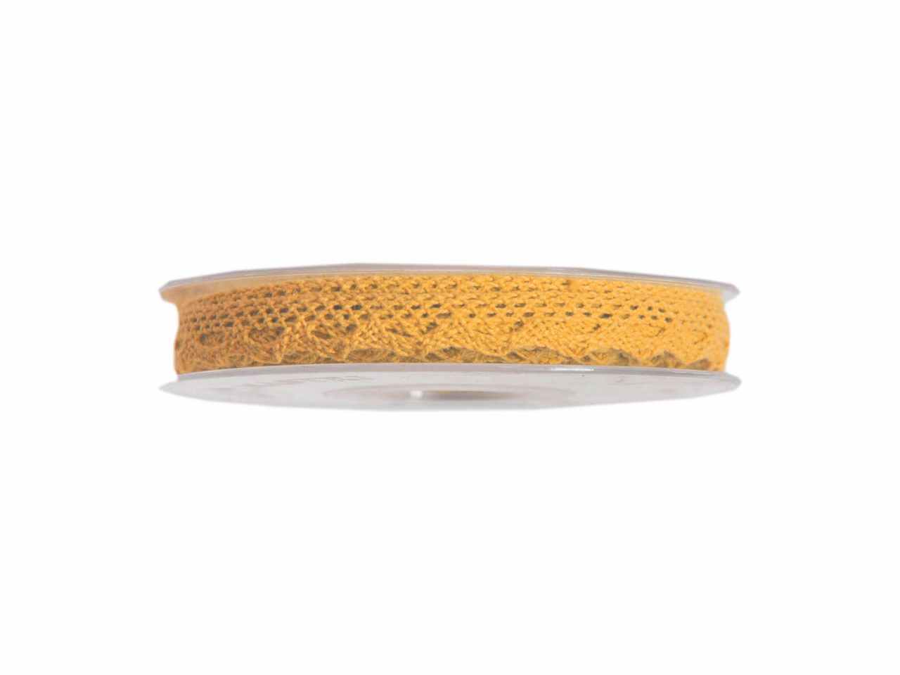 Nastro merletto mm10x10mt colore giallo