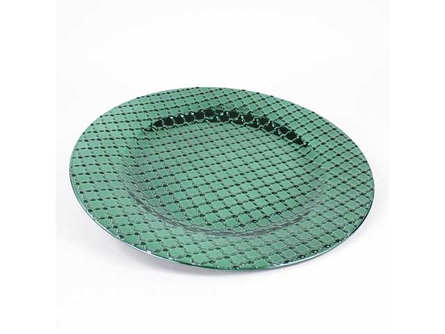 Sottopiatto texture d.33cm verde 11550047