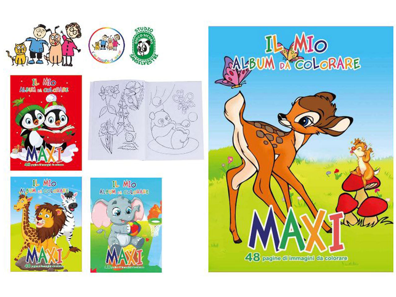 Album 28x21cm maxi 48 pagine