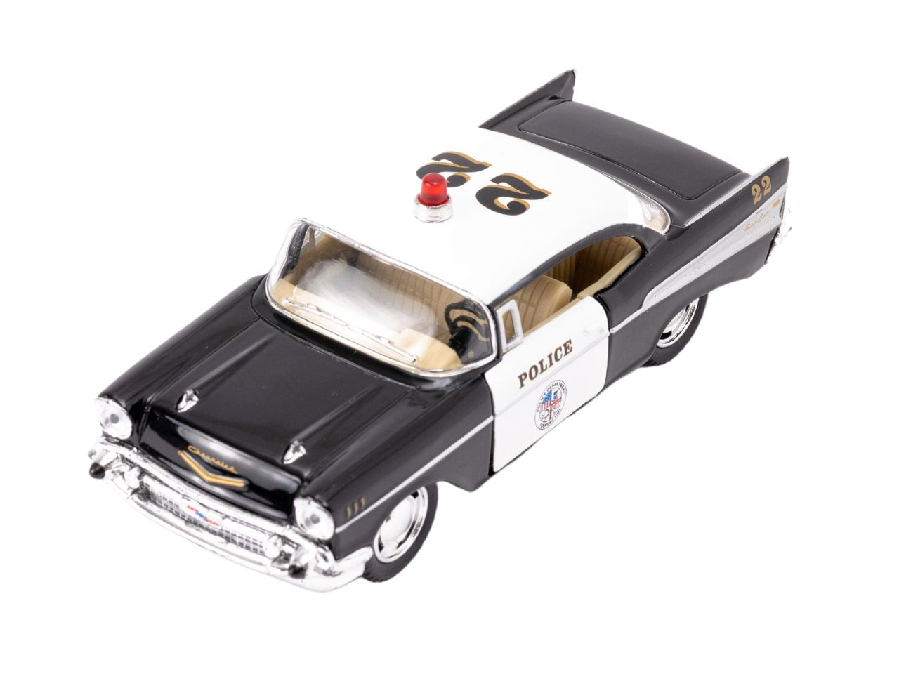 Auto 1957 chevrolet bel air polizia742