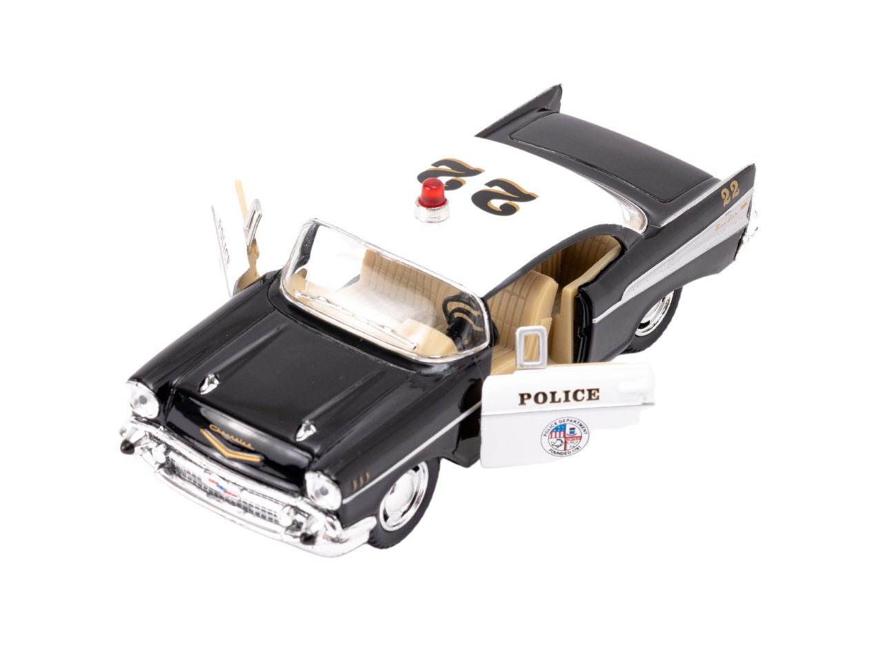 Auto 1957 chevrolet bel air polizia742
