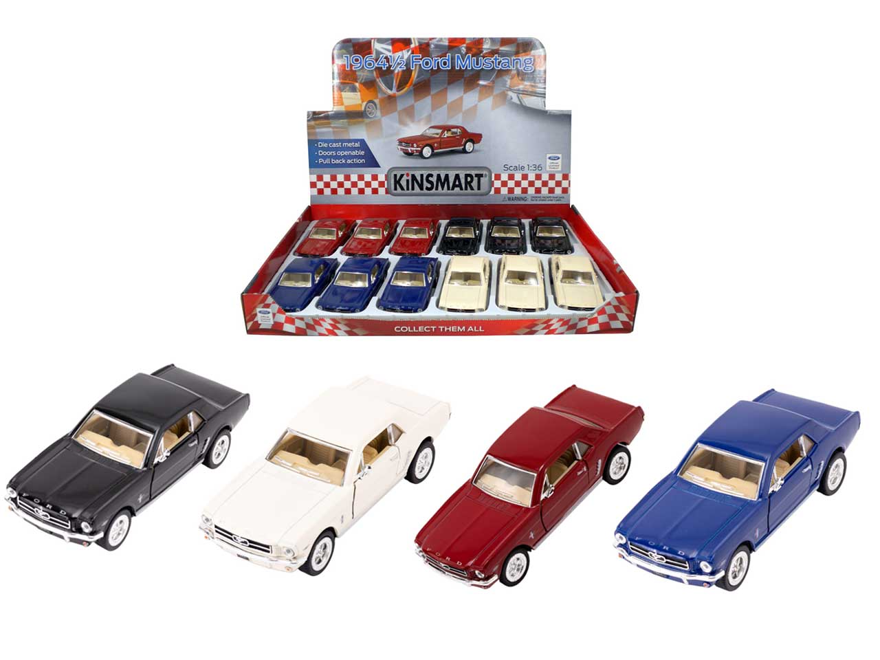 1964 1/2  ford  mustang  die cast