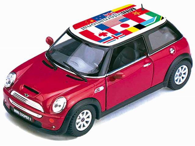 Mini cooper c/tetto bandiera