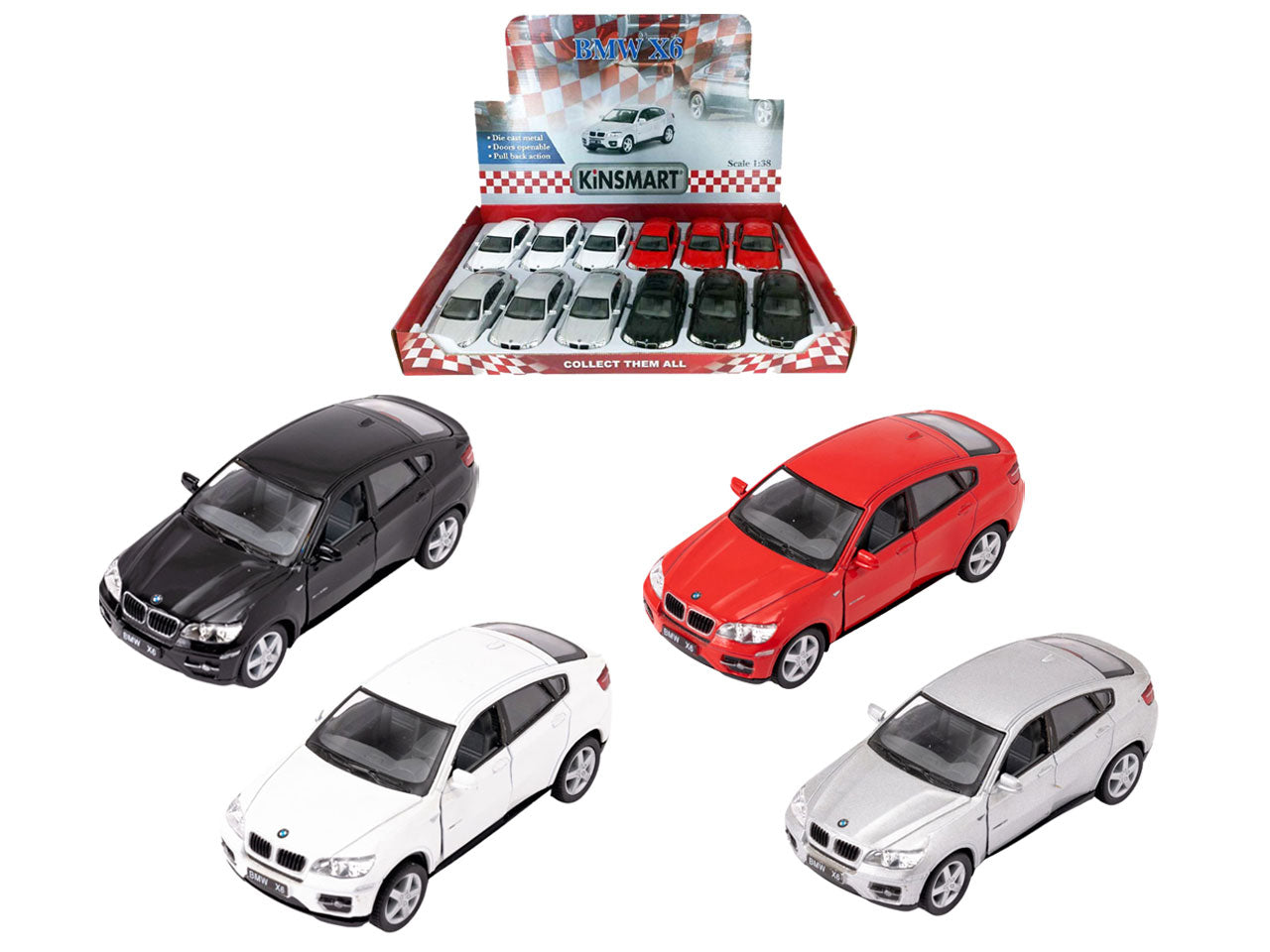 Auto bmw x6 die-cast retro carica i848