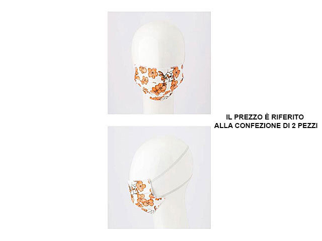 Mascherina triplo starto flower 2 pezzi aa00530301 $