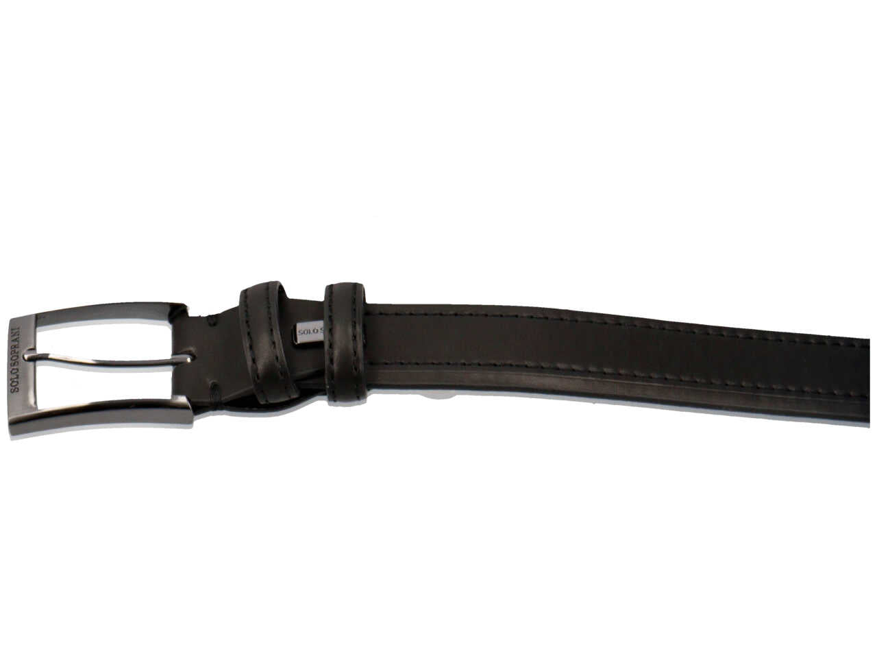 Sergio tacchini cintura foderata in pelle colore nero