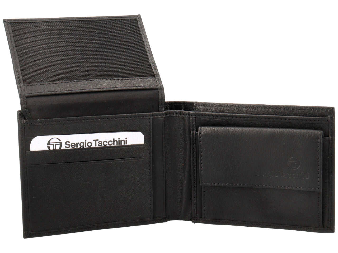 Sergio tacchini portafogli da uomo nero