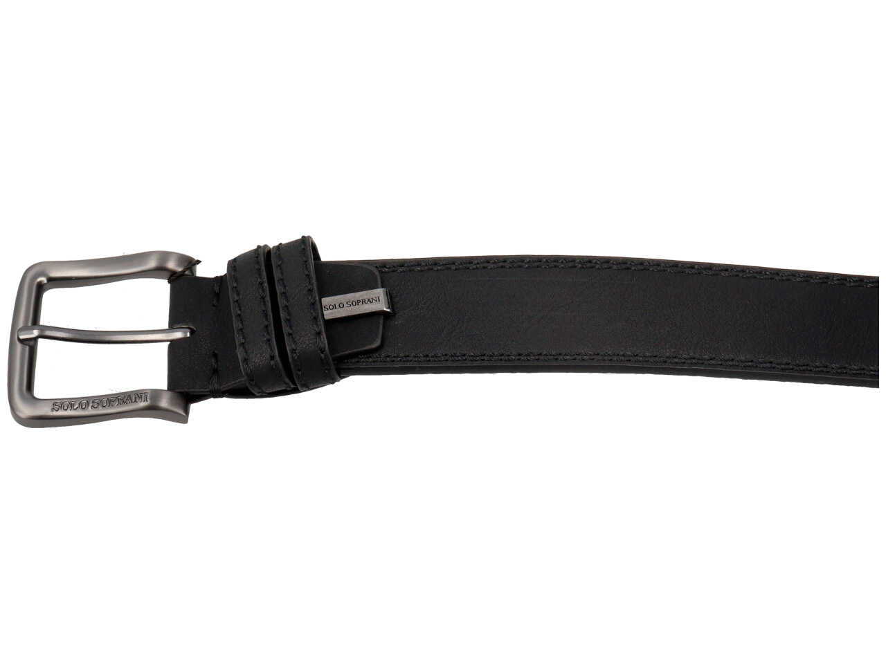 Cintura da uomo solo soprani colore nero