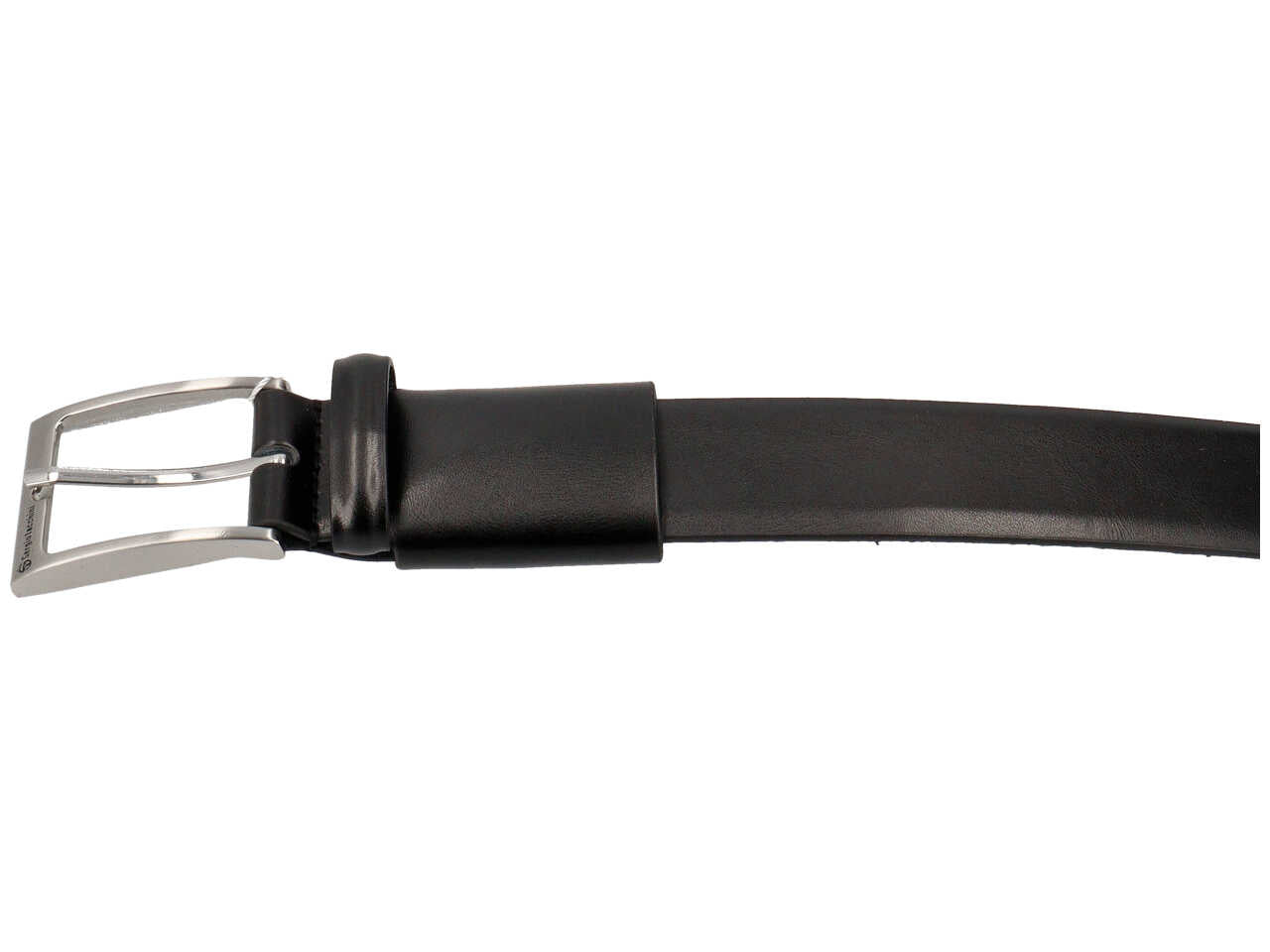 Cintura da uomo nera in pelle, altezza 3,5 cm in taglie assortite dalla 115 alla 130 - Sergio Tacchini