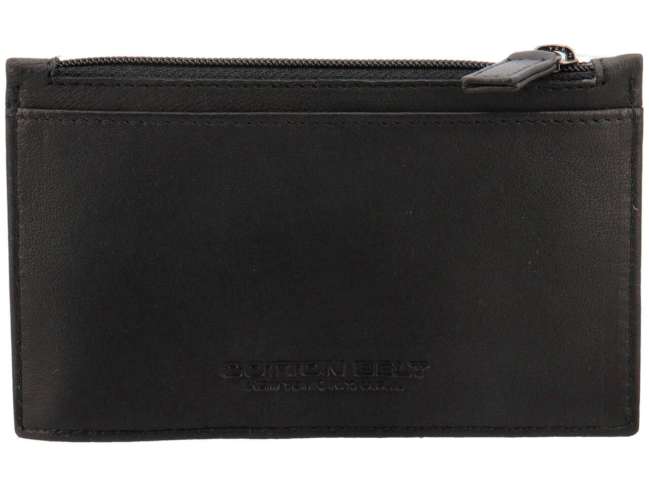 Porta carte di credito da uomo in pelle nera 13x8 cm - Cotton Belt