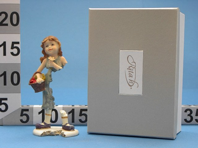 Ritah elisa con fiori h.16 box  a0011