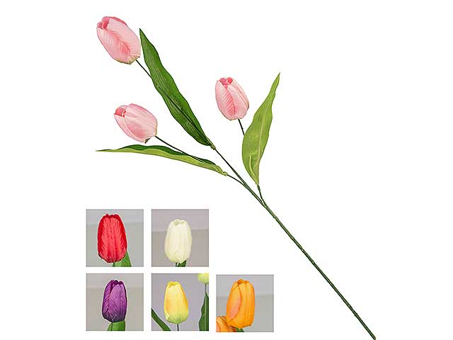 Tulipano 3fiori 66cm nic 55467