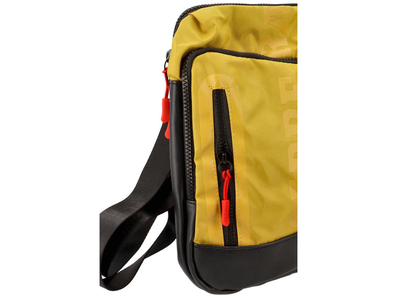 Borsa da uomo b-tech collection tracolla tablet colore giallo composizione: 100% pelle sintetica