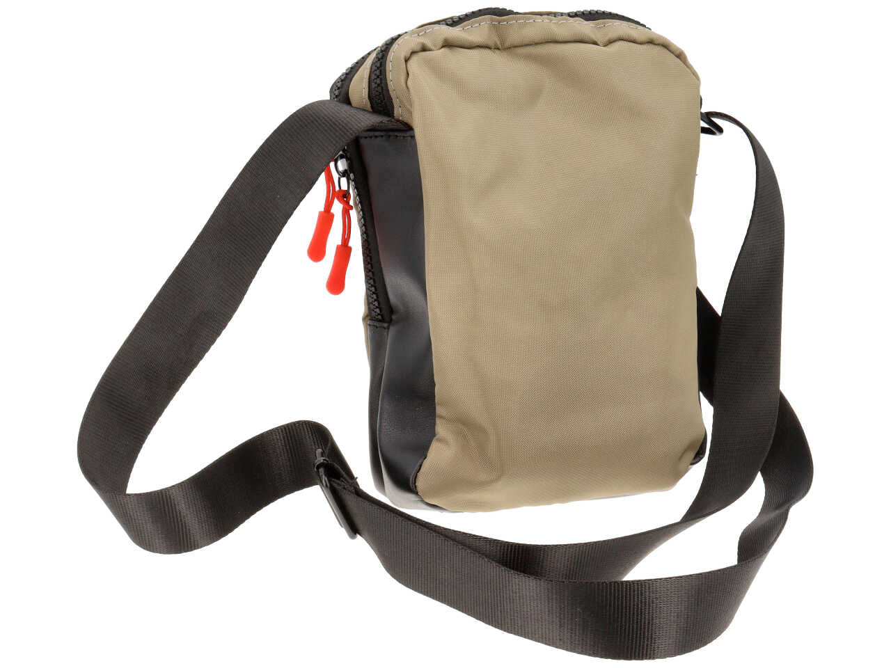Borsa da uomo b-tech collection tracolla mini colore taupe composizione: 100% pelle sintetica