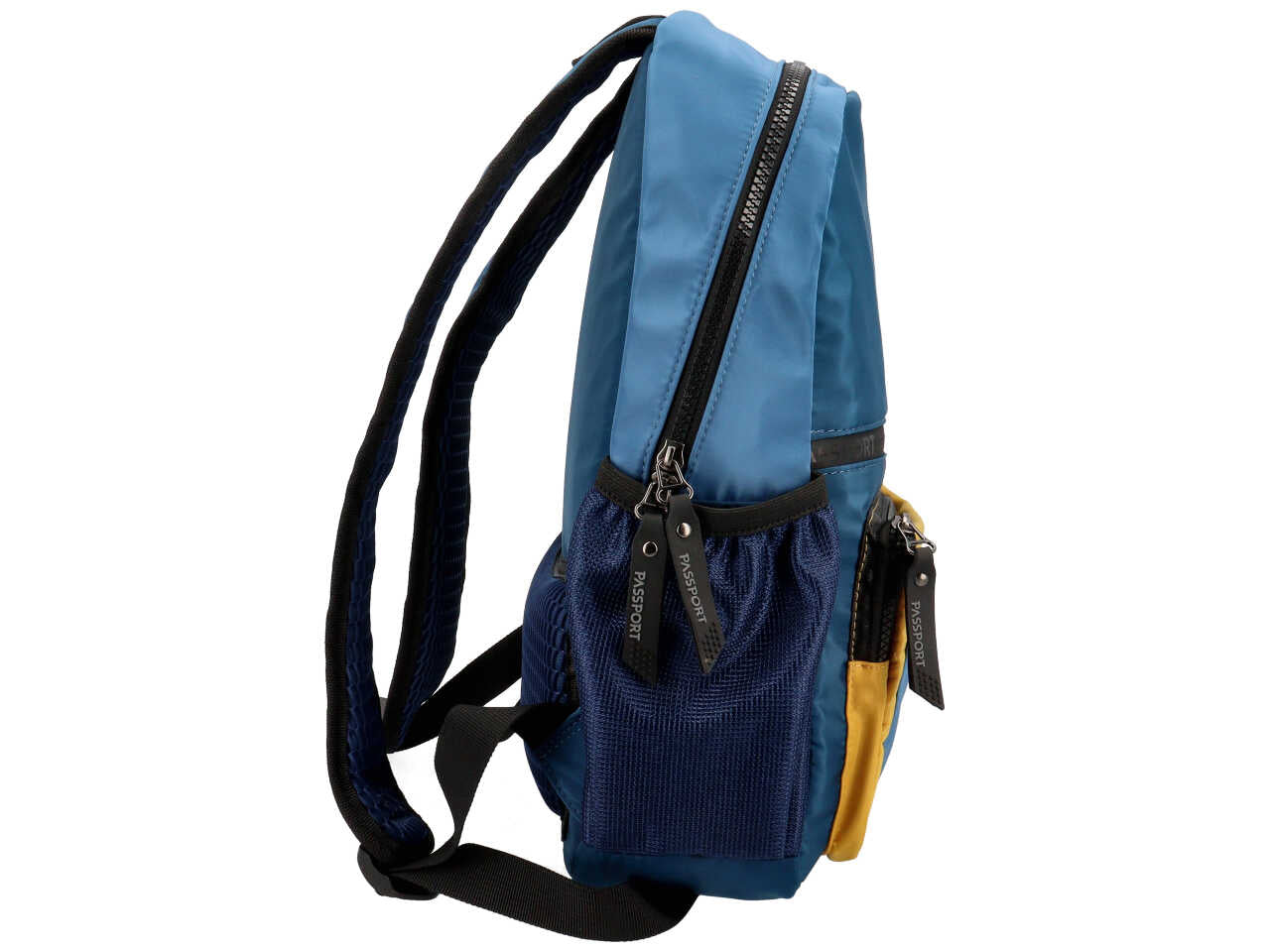 Borsa da uomo passport zaino s colore nero blue composizione: 100% nylon