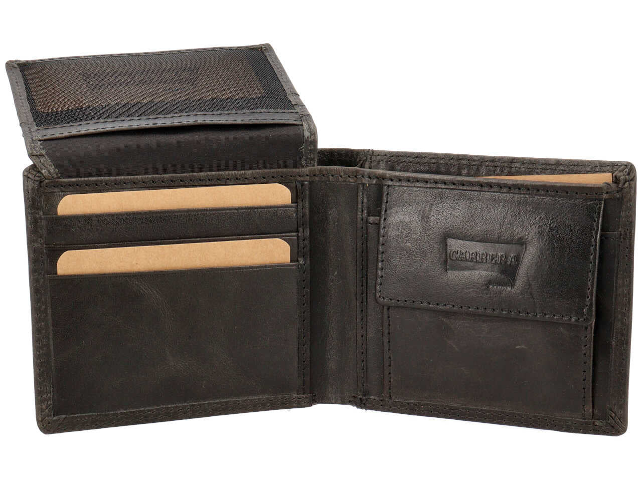 Portafoglio da uomo parker collection colore nero composizione: 100% pelle
